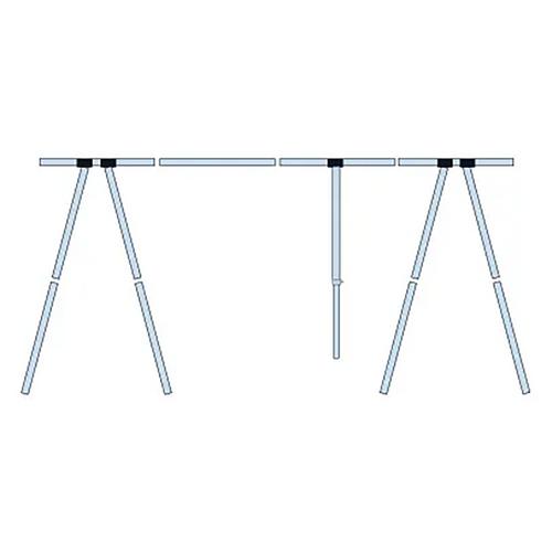 A-STÄLLNING ALUMINIUM 6M